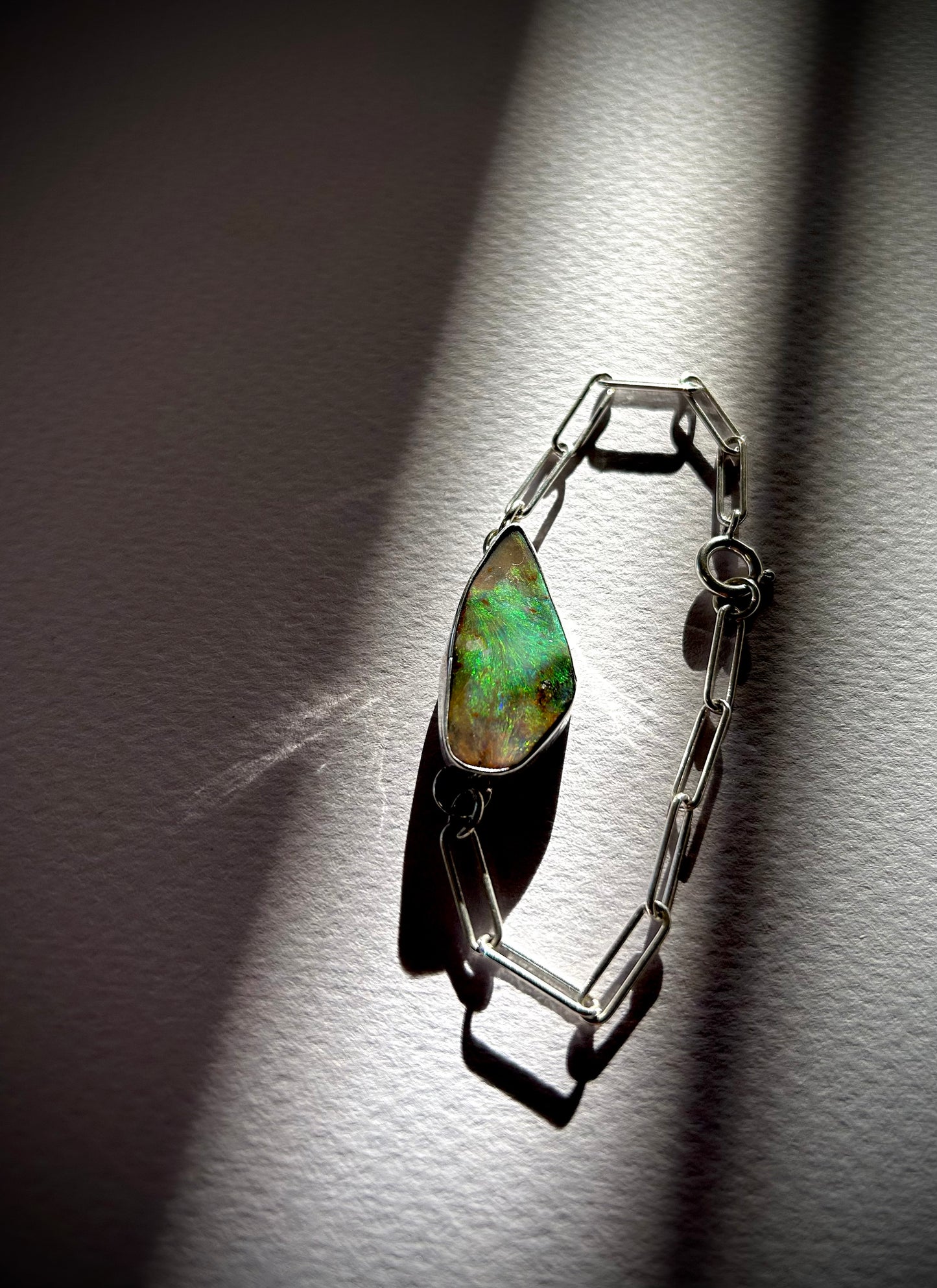 Dream Weaver - Boulder Opal bracelet