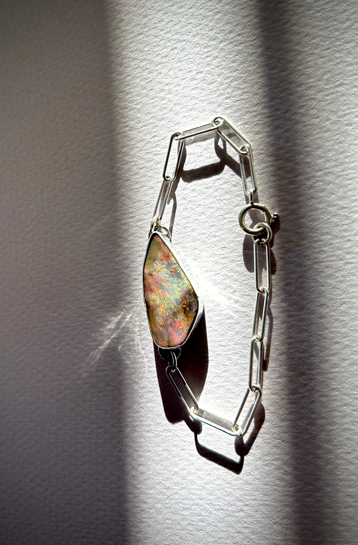 Dream Weaver - Boulder Opal bracelet
