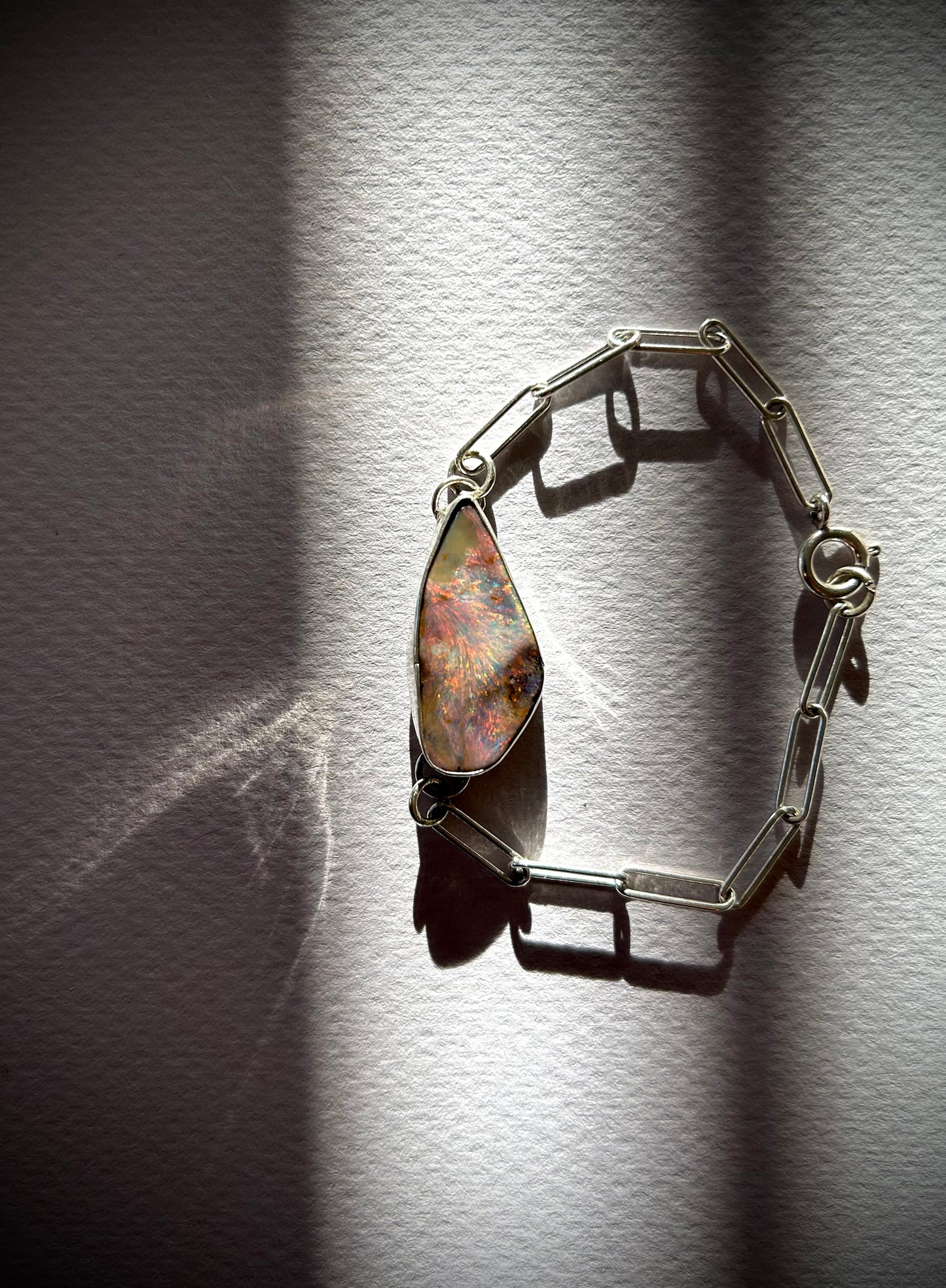 Dream Weaver - Boulder Opal bracelet