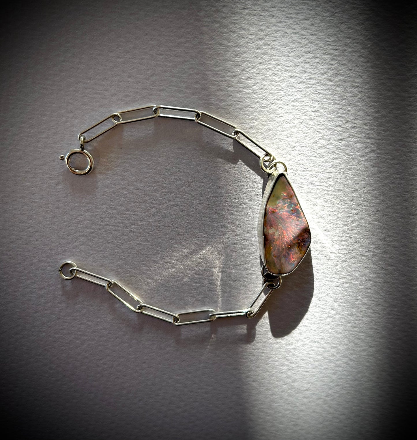 Dream Weaver - Boulder Opal bracelet