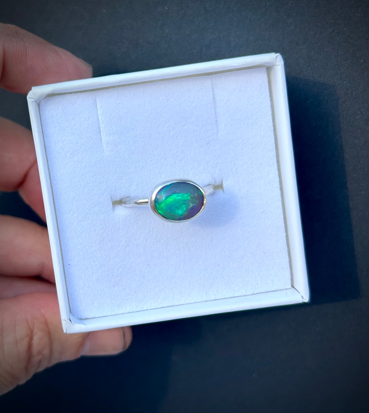 Green swirl - 2.3ct Solid opal