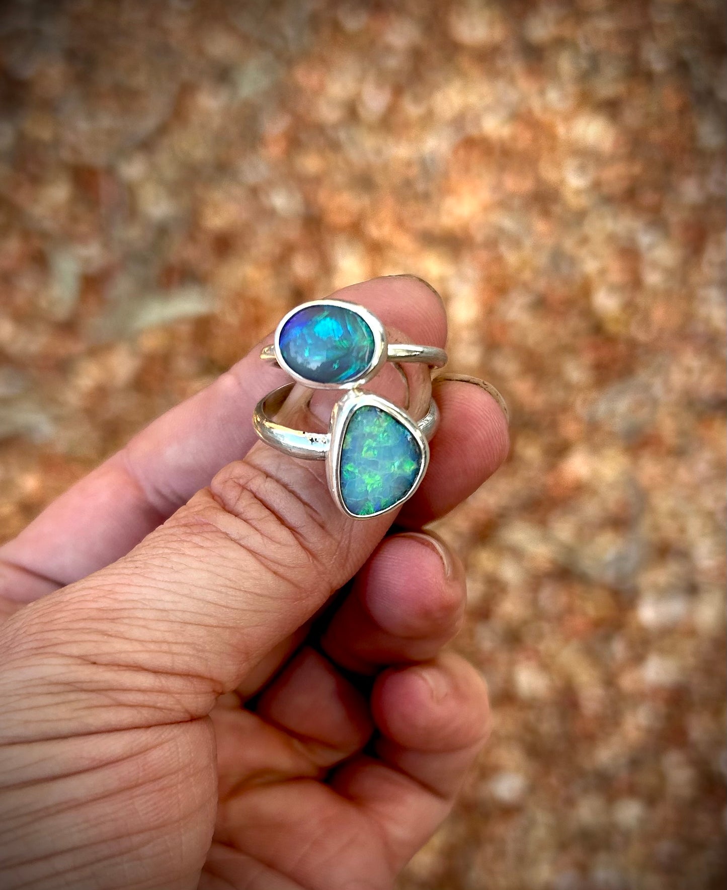 Green swirl - 2.3ct Solid opal