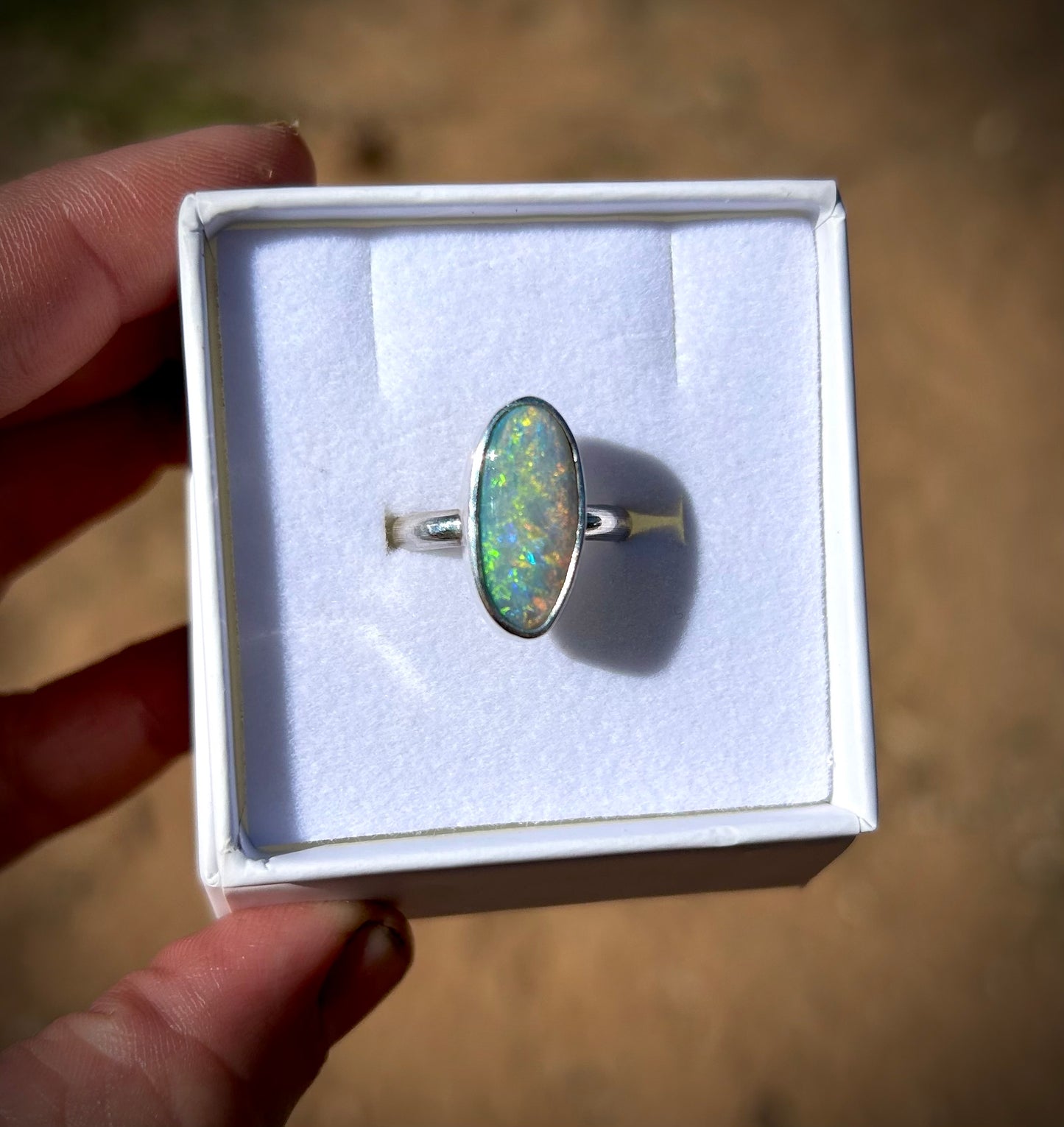 Kaleidoscope of colours - 4.5ct solid opal
