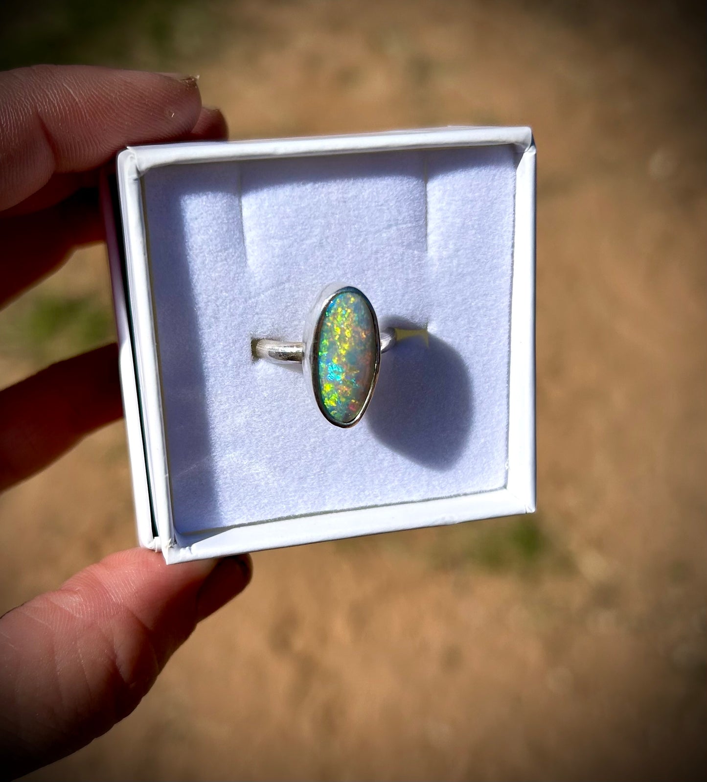 Kaleidoscope of colours - 4.5ct solid opal