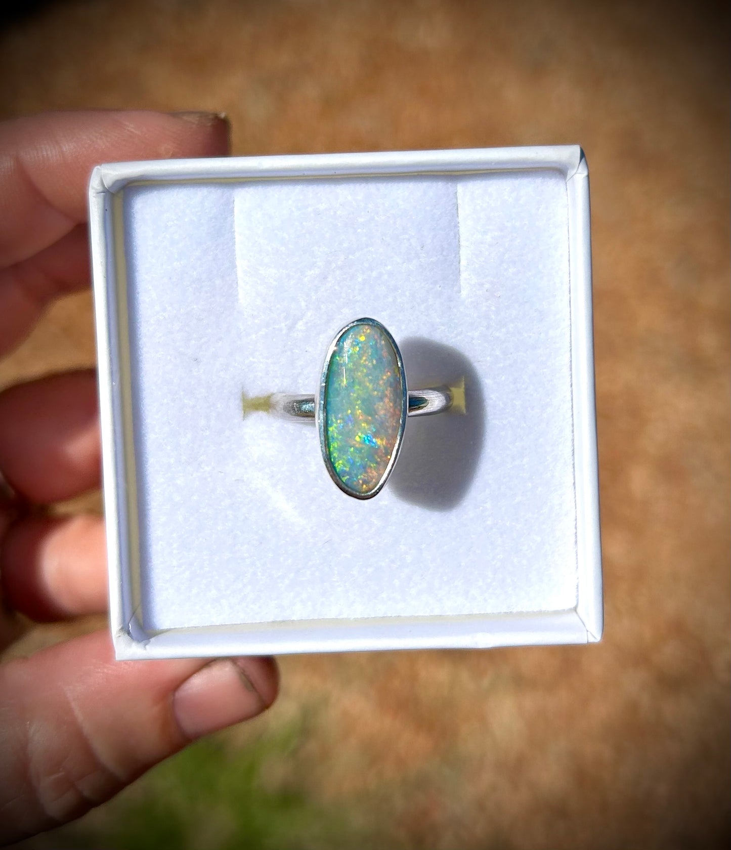 Kaleidoscope of colours - 4.5ct solid opal