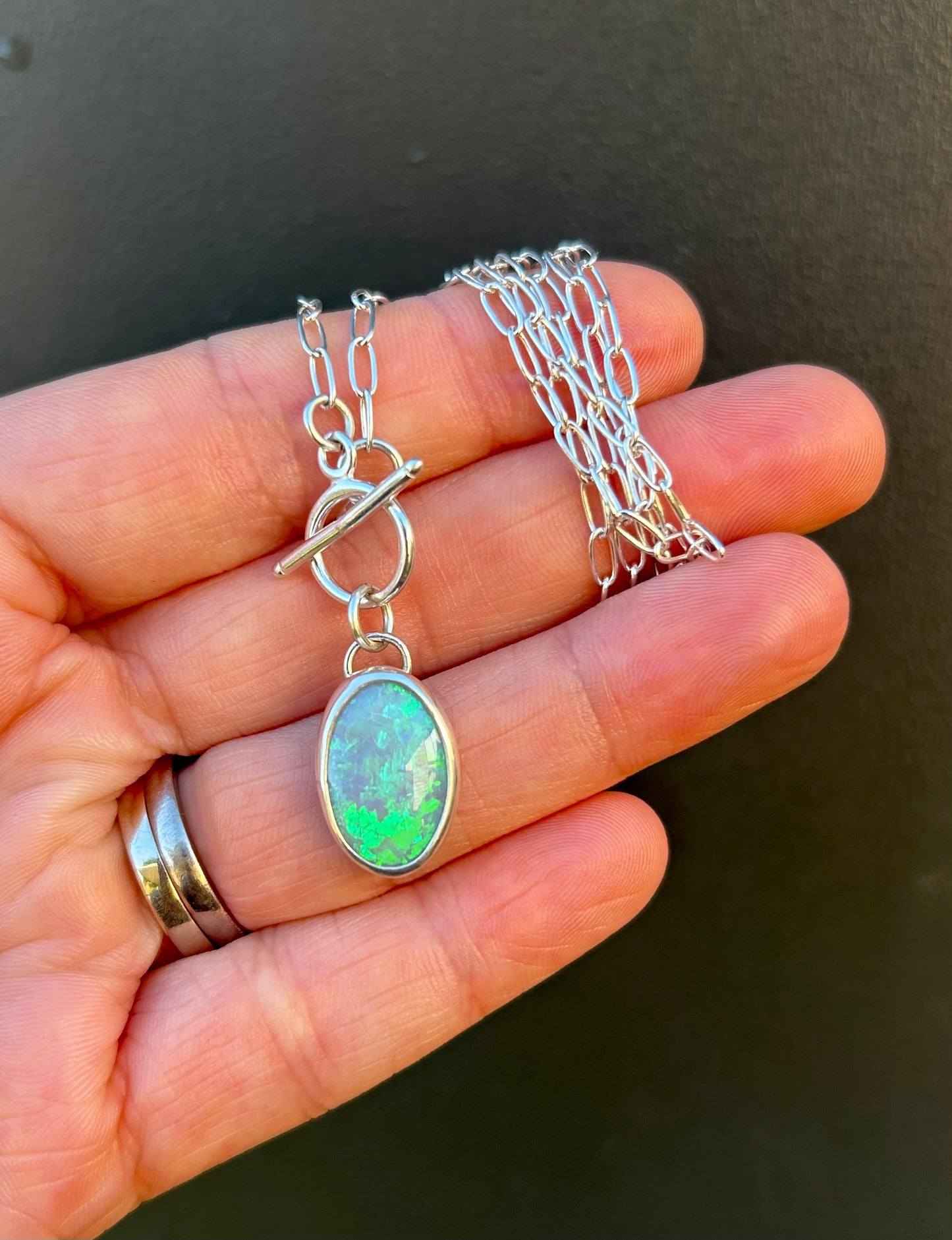 The Opal Keeper - Fob pendant 5.35ct