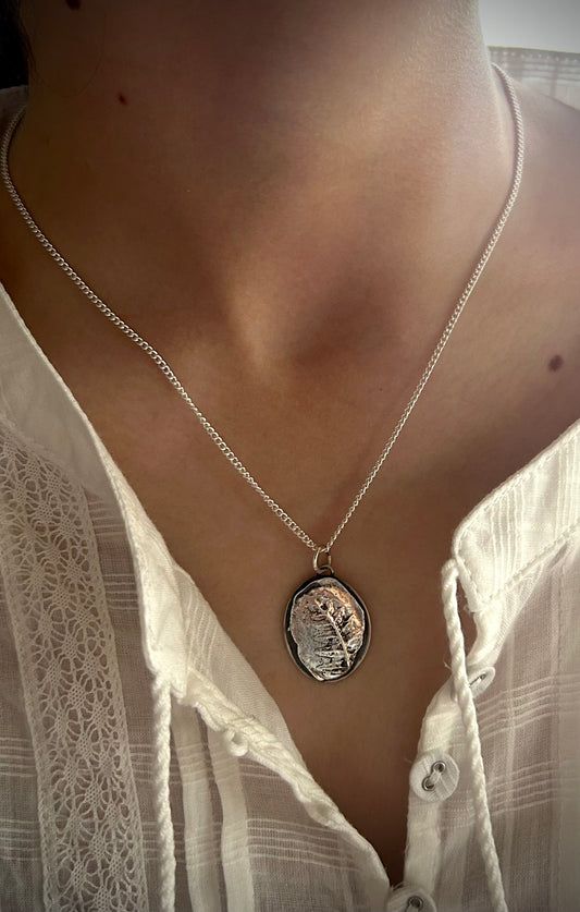 Fern Gully - Sandcast Pendant