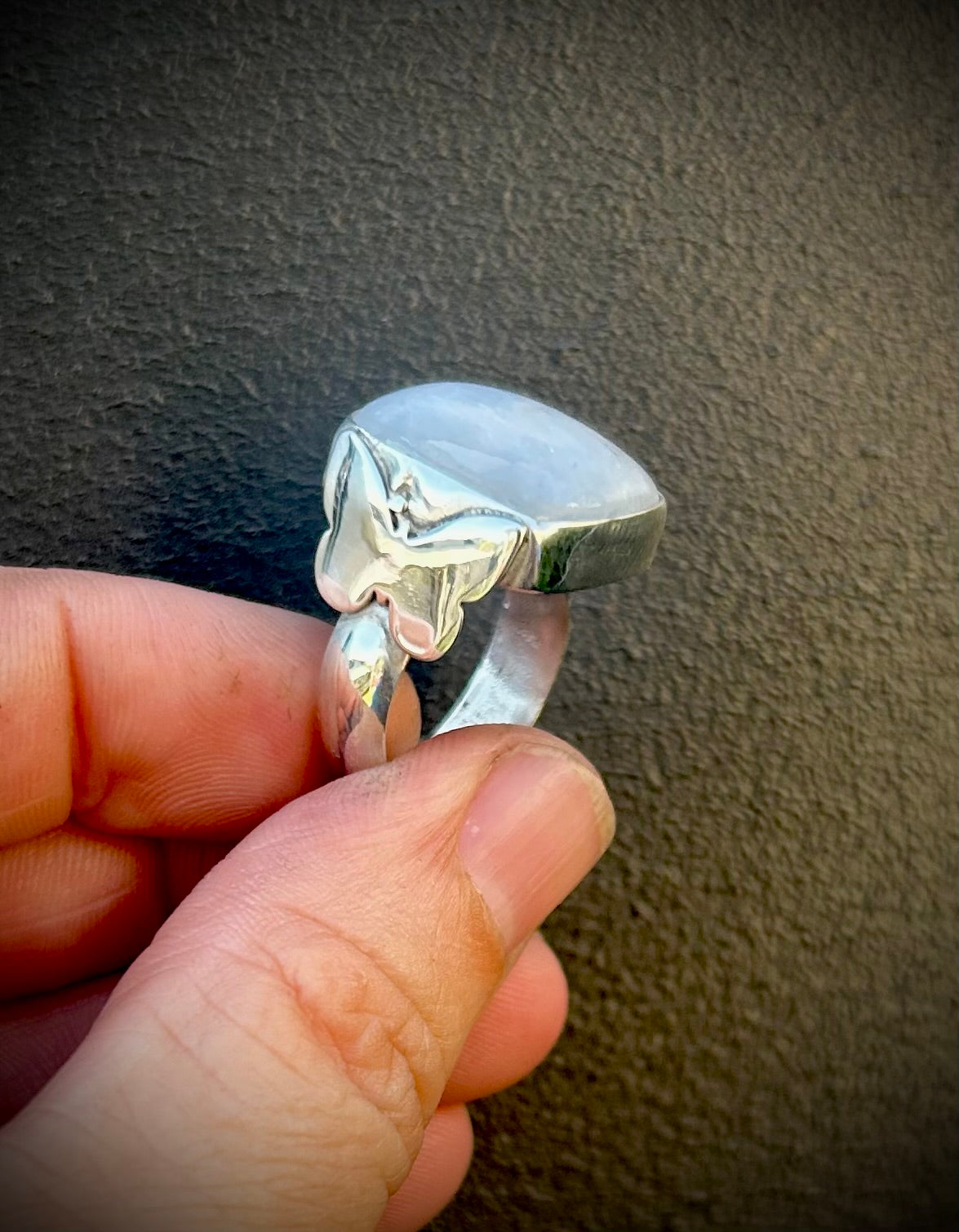 Butterfly Moon Ring - Moonstone