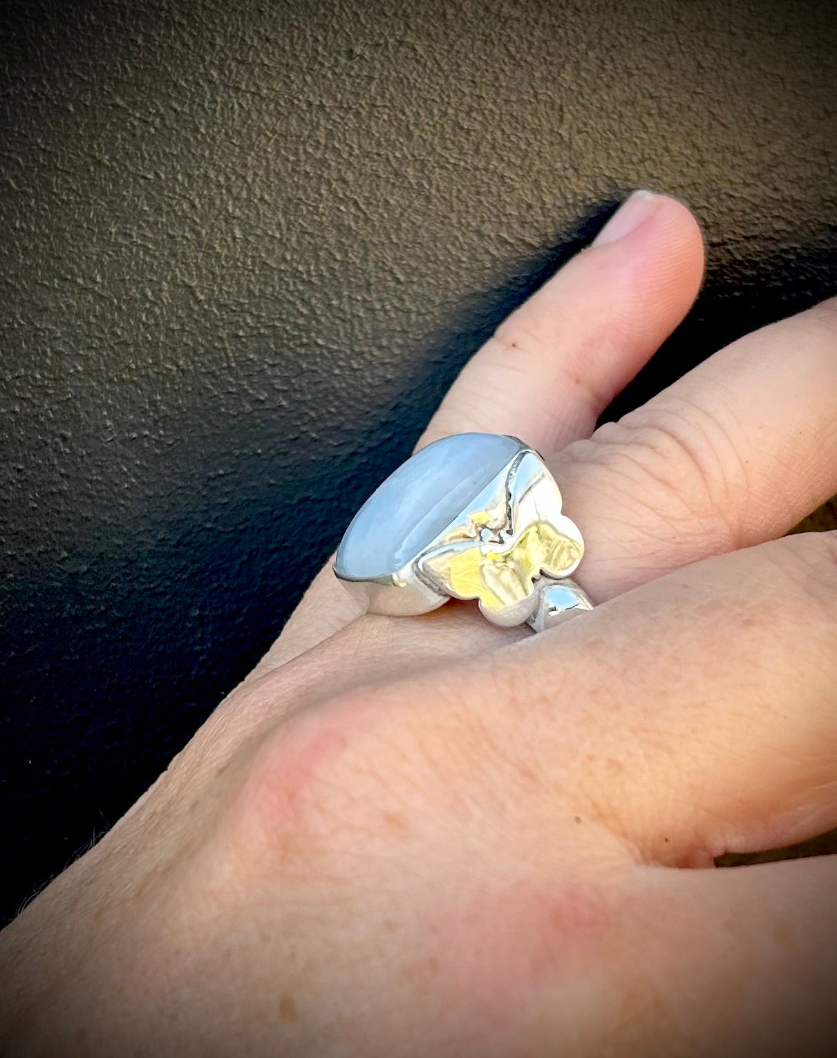Butterfly Moon Ring - Moonstone