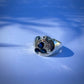 Lady Blue, Australian Sapphire sand cast ring