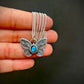 Moonveil Wings - Labradorite Butterfly pendant