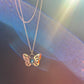 Moonveil Wings - Labradorite Butterfly pendant