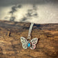 Moonveil Wings - Labradorite Butterfly pendant