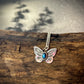 Spellbound Wings - Labradorite Butterfly pendant