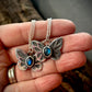 Spellbound Wings - Labradorite Butterfly pendant