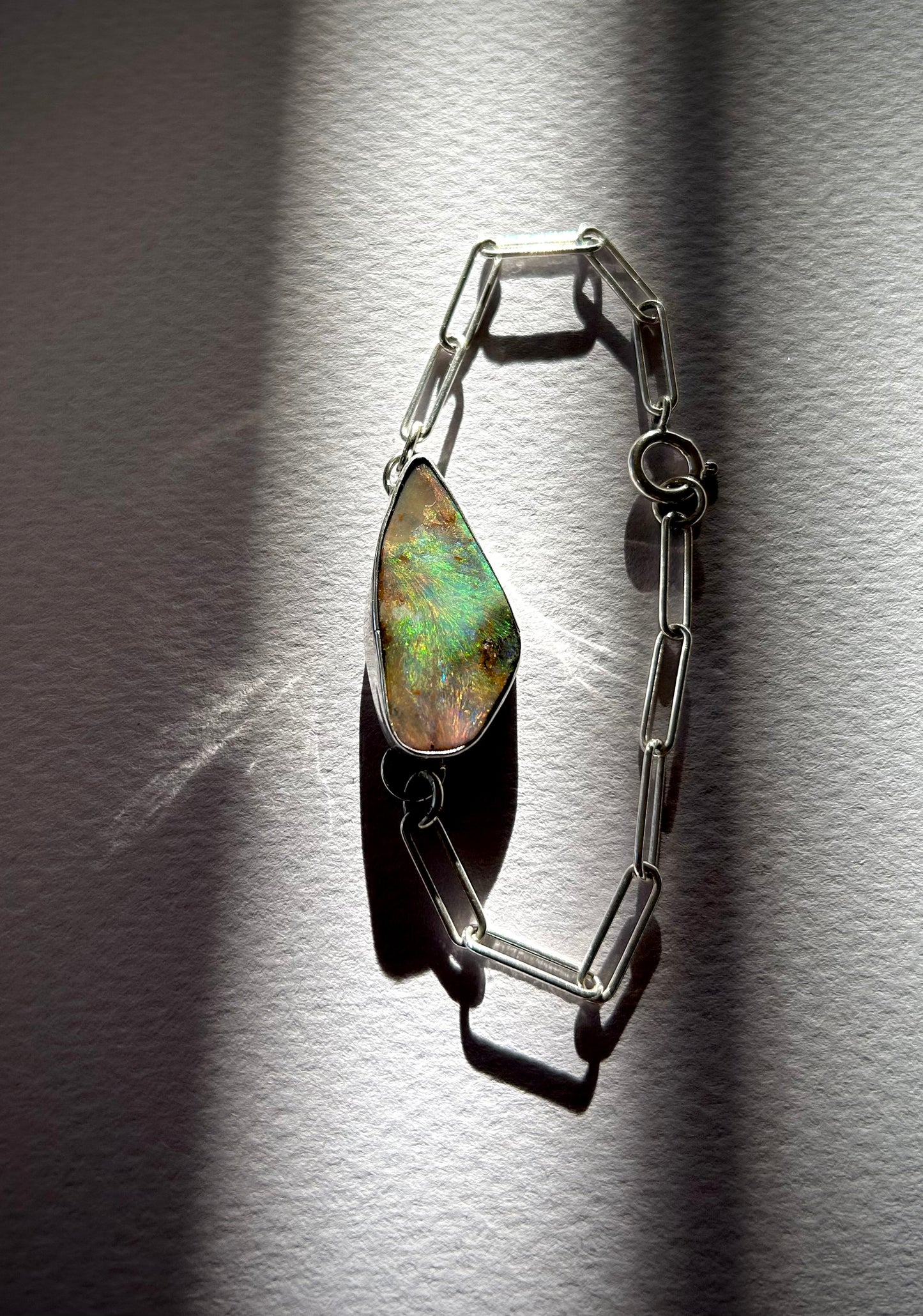 Dream Weaver - Boulder Opal bracelet