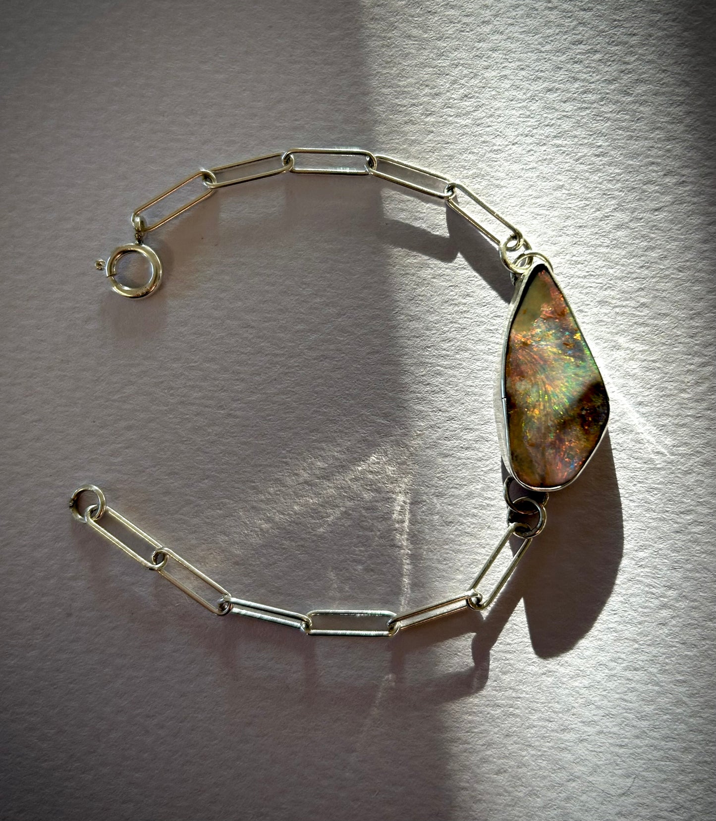 Dream Weaver - Boulder Opal bracelet
