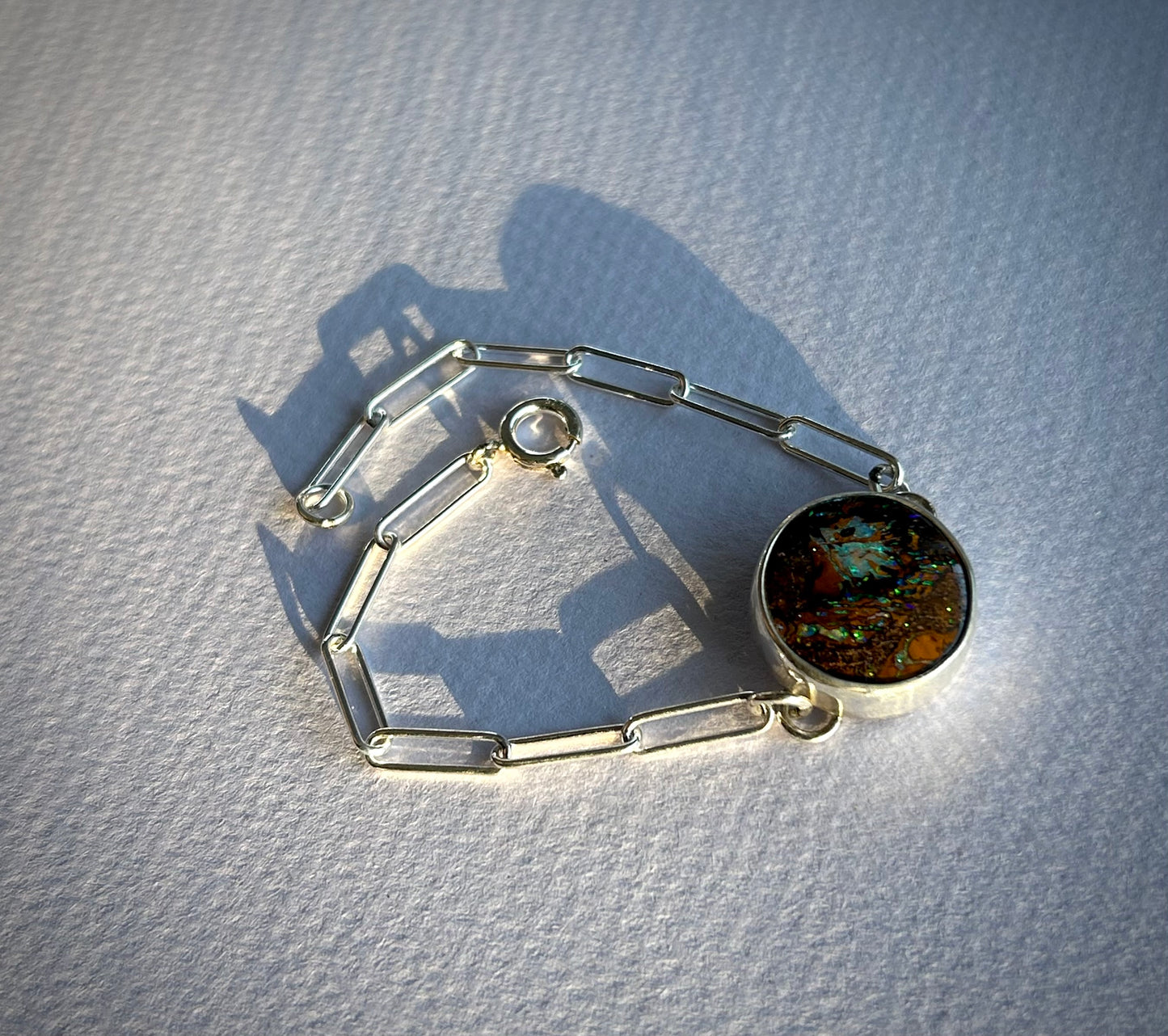 Earthsong - boulder opal bracelet