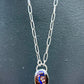 Whispering Blue - Boulder opal pendant