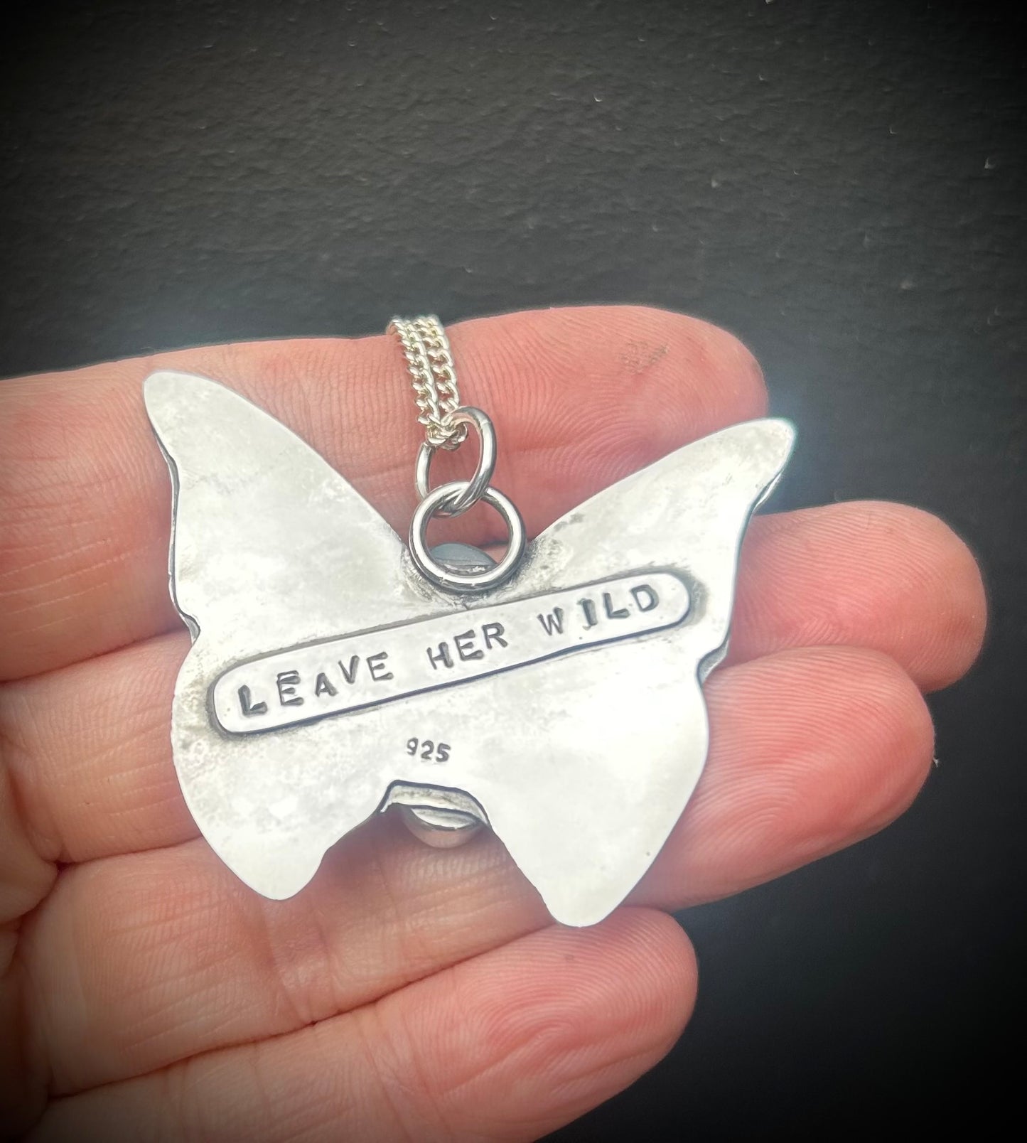 Leave her Wild - Turquoise Butterfly