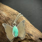 Leave her Wild - Turquoise Butterfly