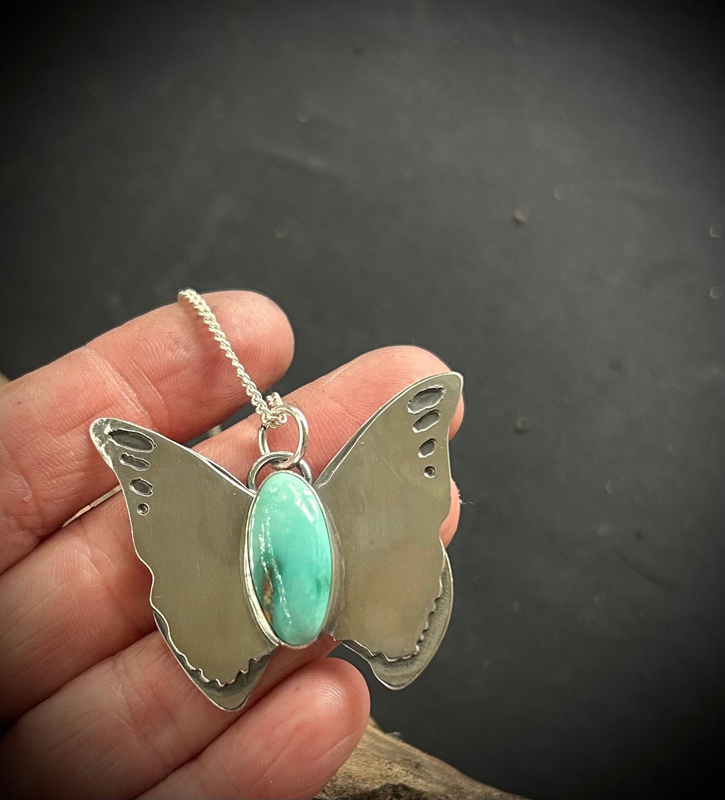 Leave her Wild - Turquoise Butterfly