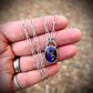 Whispering Blue - Boulder opal pendant