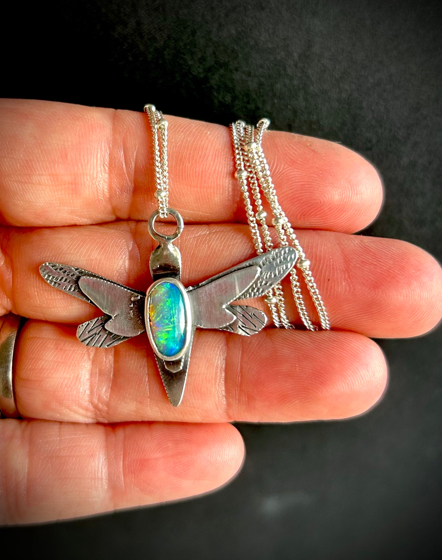 Dragonfly - 1.3ct solid opal