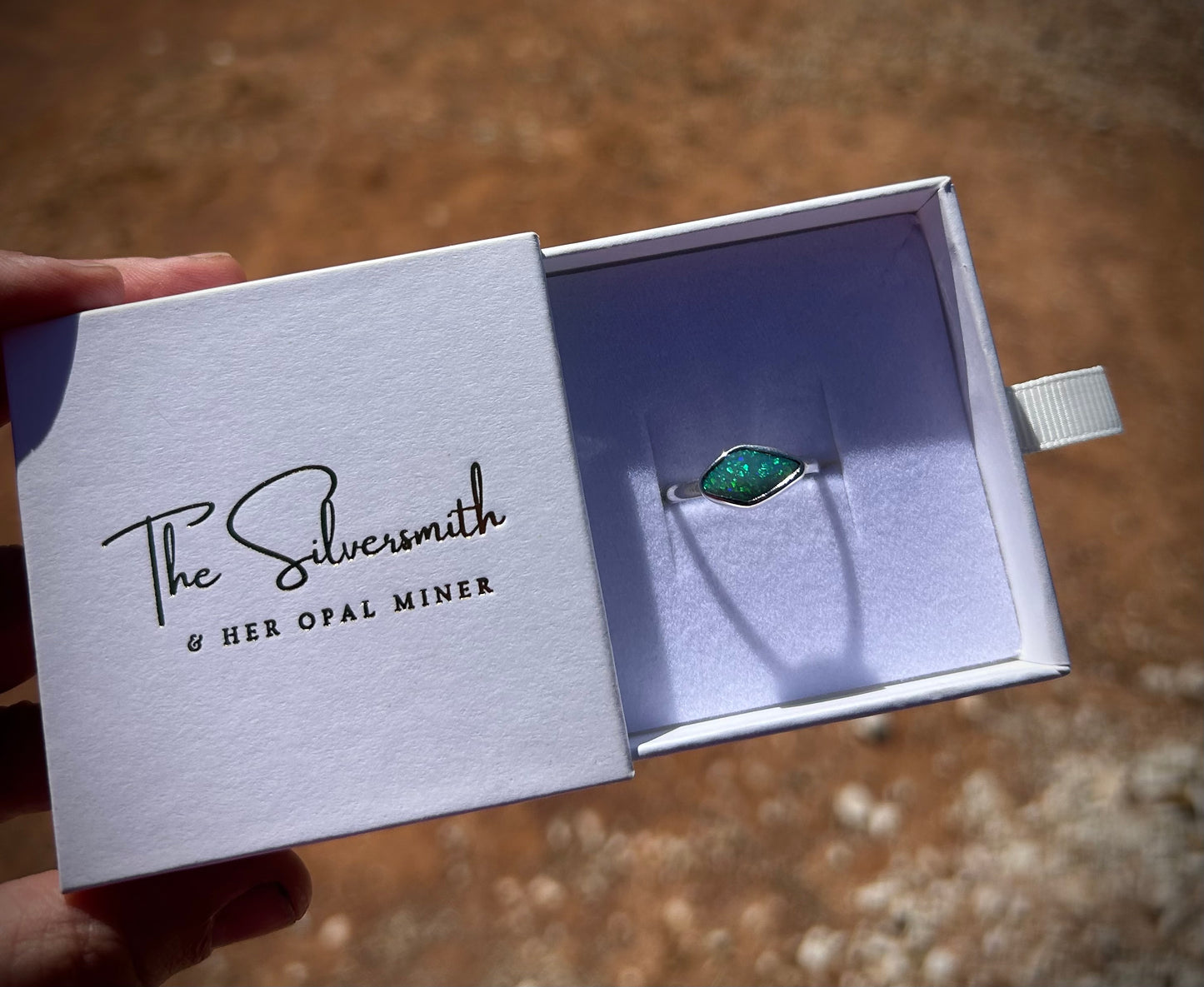 The Green Diamond - 2.2ct solid opal