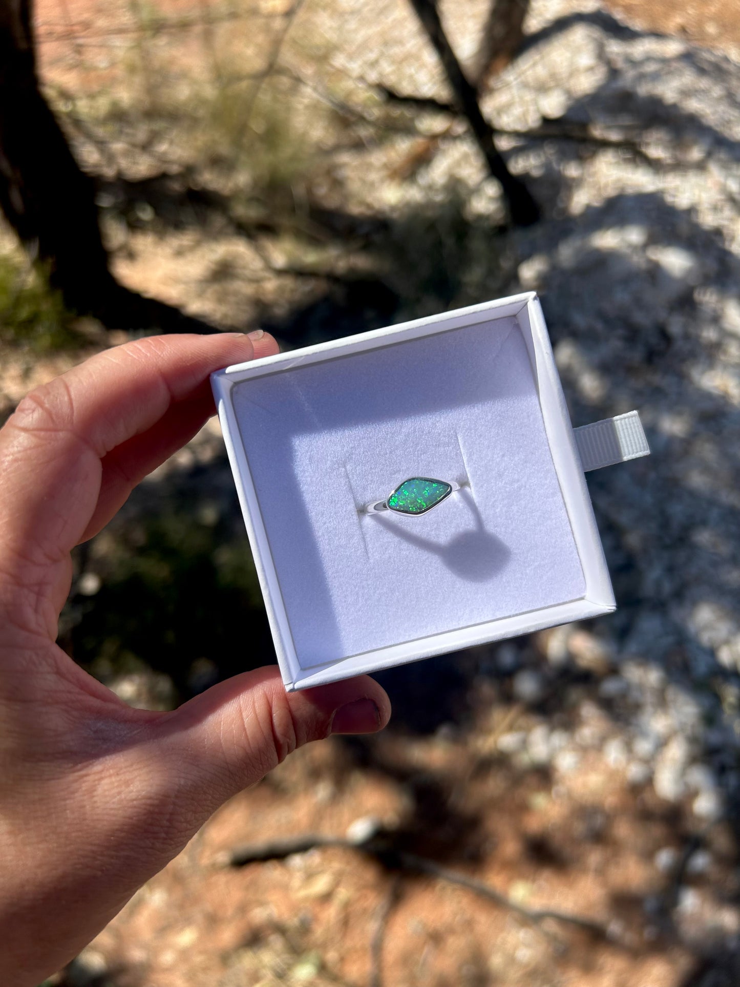 The Green Diamond - 2.2ct solid opal