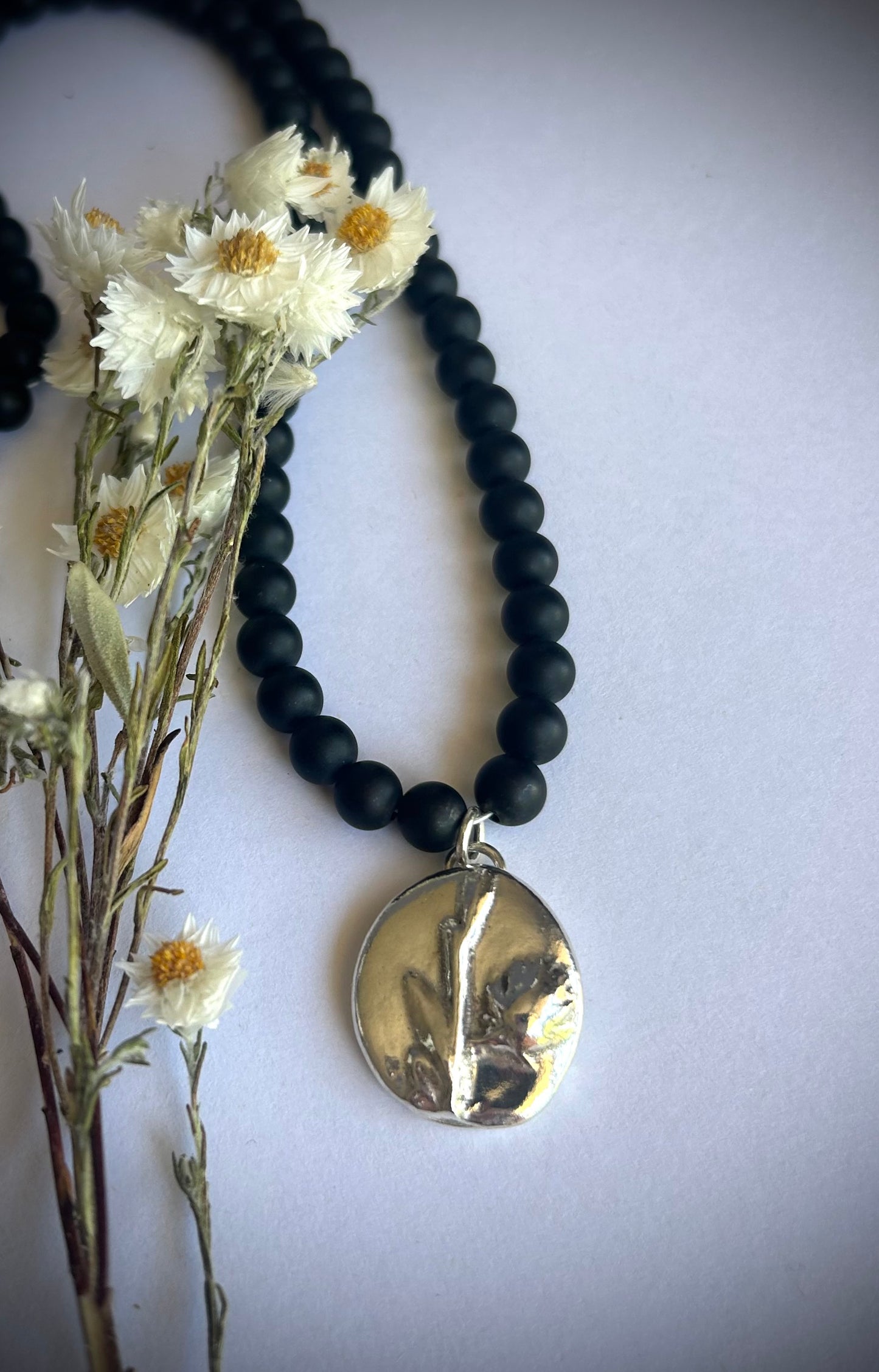 Wildflower, Onyx pendant