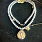 Wildflower, Howlite pendant