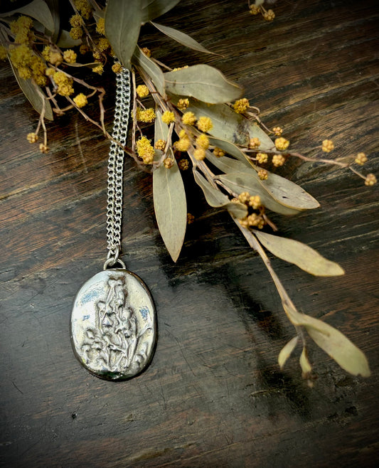 Golden Bloom - Wattle pendant