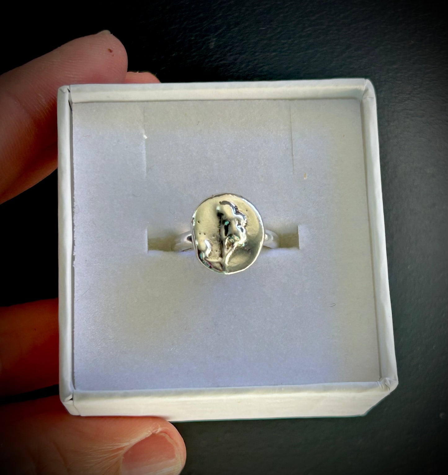 Golden Bloom - Wattle ring (small)