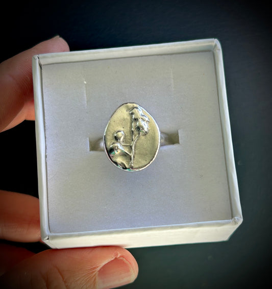 Golden Bloom - Wattle ring