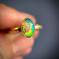 Ancient Golden Glow - 9ct gold 1.6ct solid opal