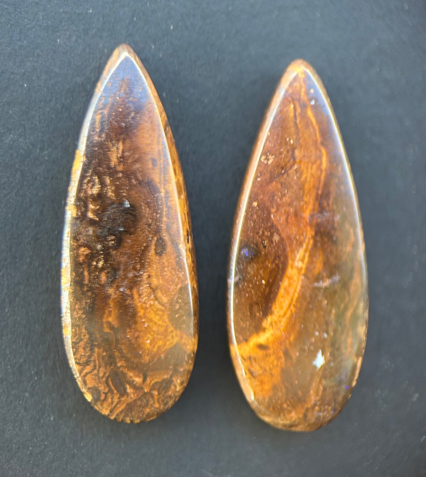 Boulder opal pair - 28.6ct