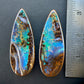 Boulder opal pair - 28.6ct
