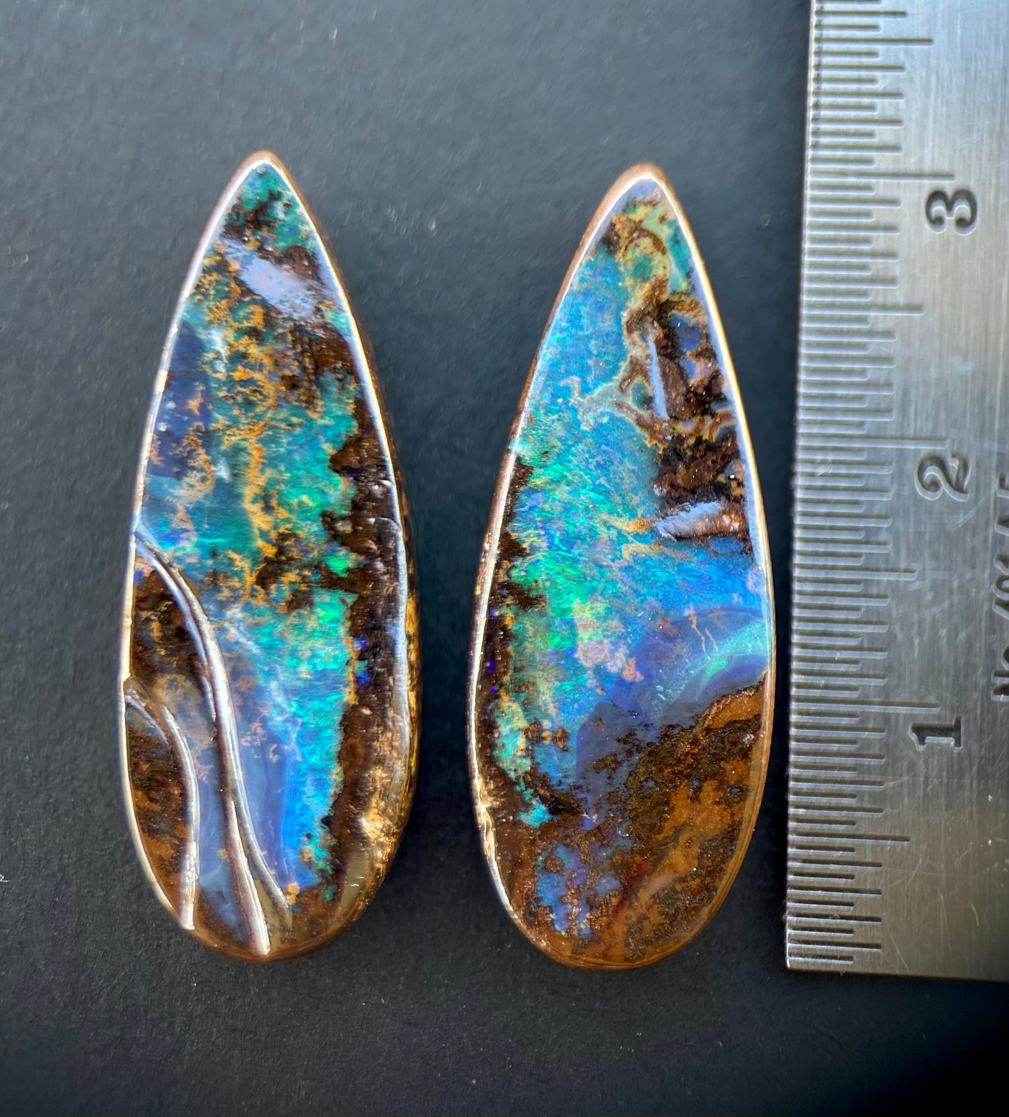 Boulder opal pair - 28.6ct