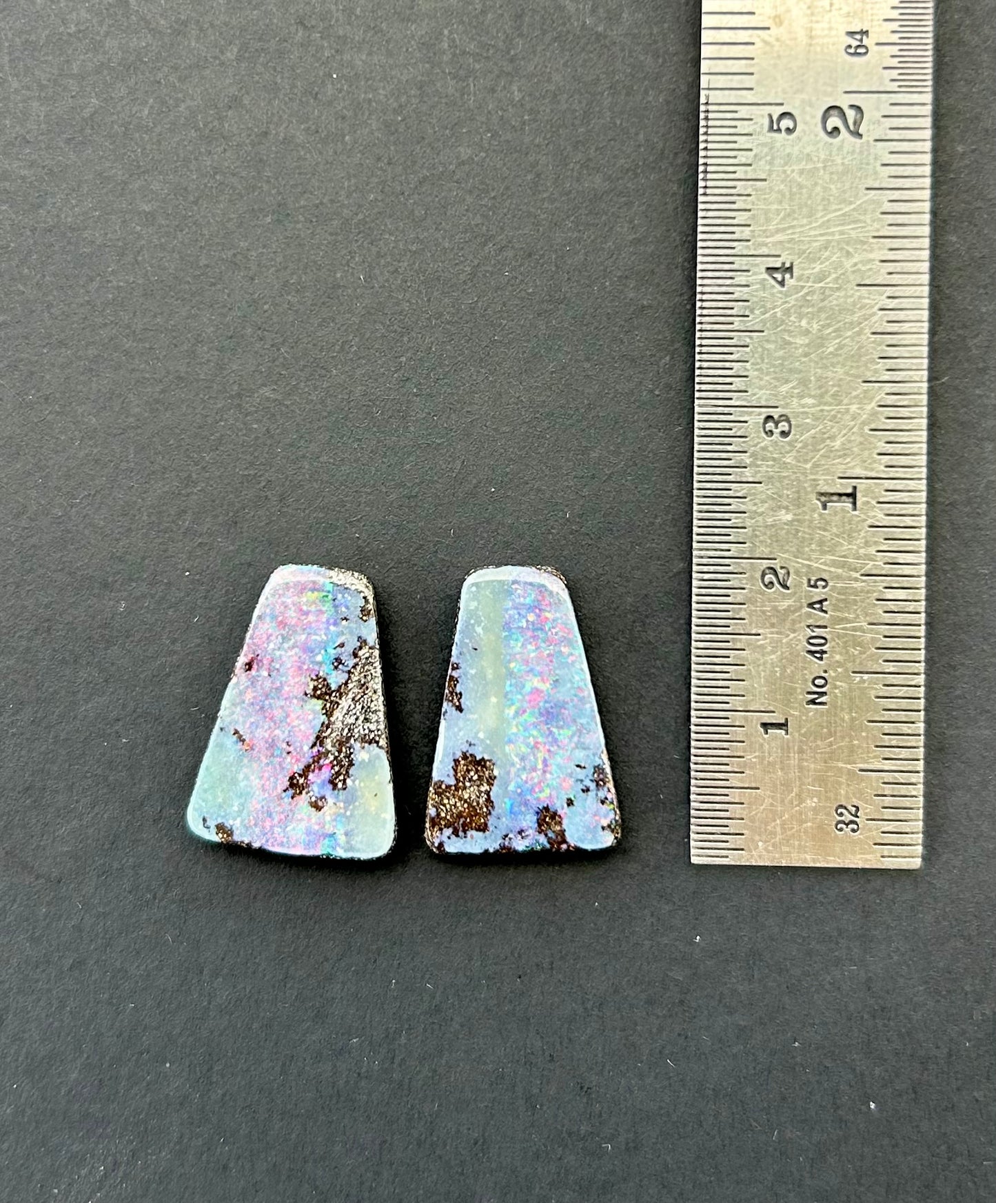 Boulder opal pair - 15.25ct